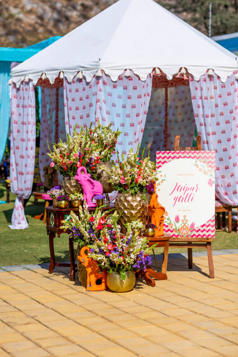 Kumbhalgarh wedding decor